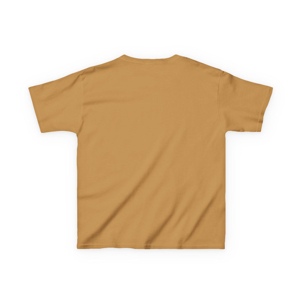 Kids Halloween Tee — "Too Cute to Spook" Black Cat Pumpkin Shirt