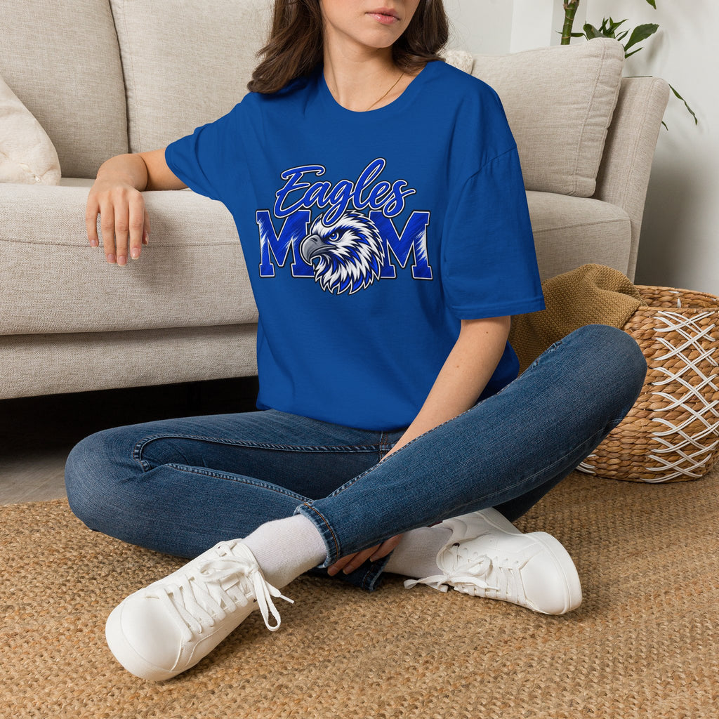 Eagles Mom T-Shirt — Proud Blue Eagle Mom Tee