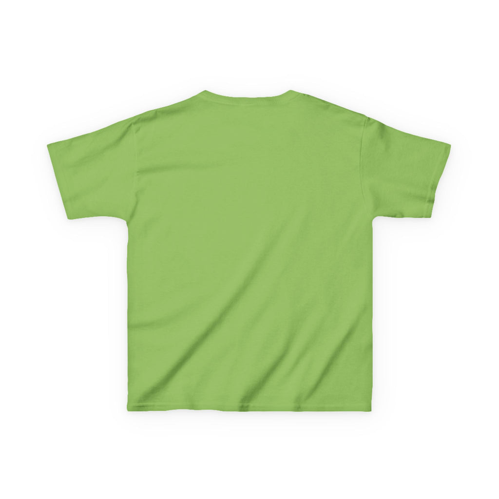 Kids Halloween Tee — "Too Cute to Spook" Black Cat Pumpkin Shirt