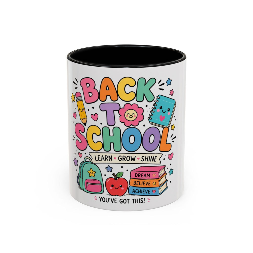 Back to School Coffee Mug — Cute "Back to School" Teacher & Student Gift (Learn • Grow • Shine)