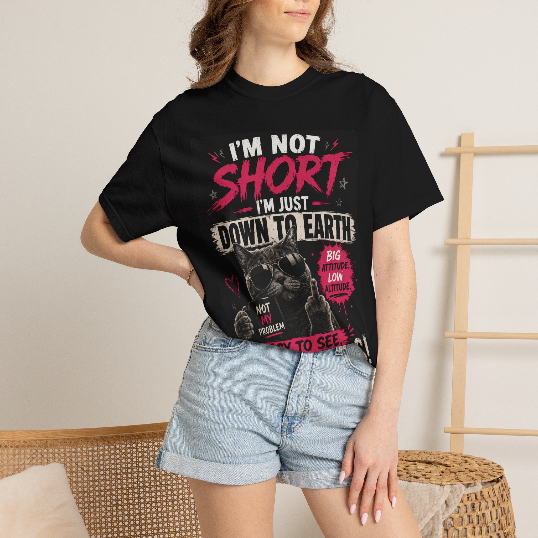 Short Down to Earth Graphic T-Shirt