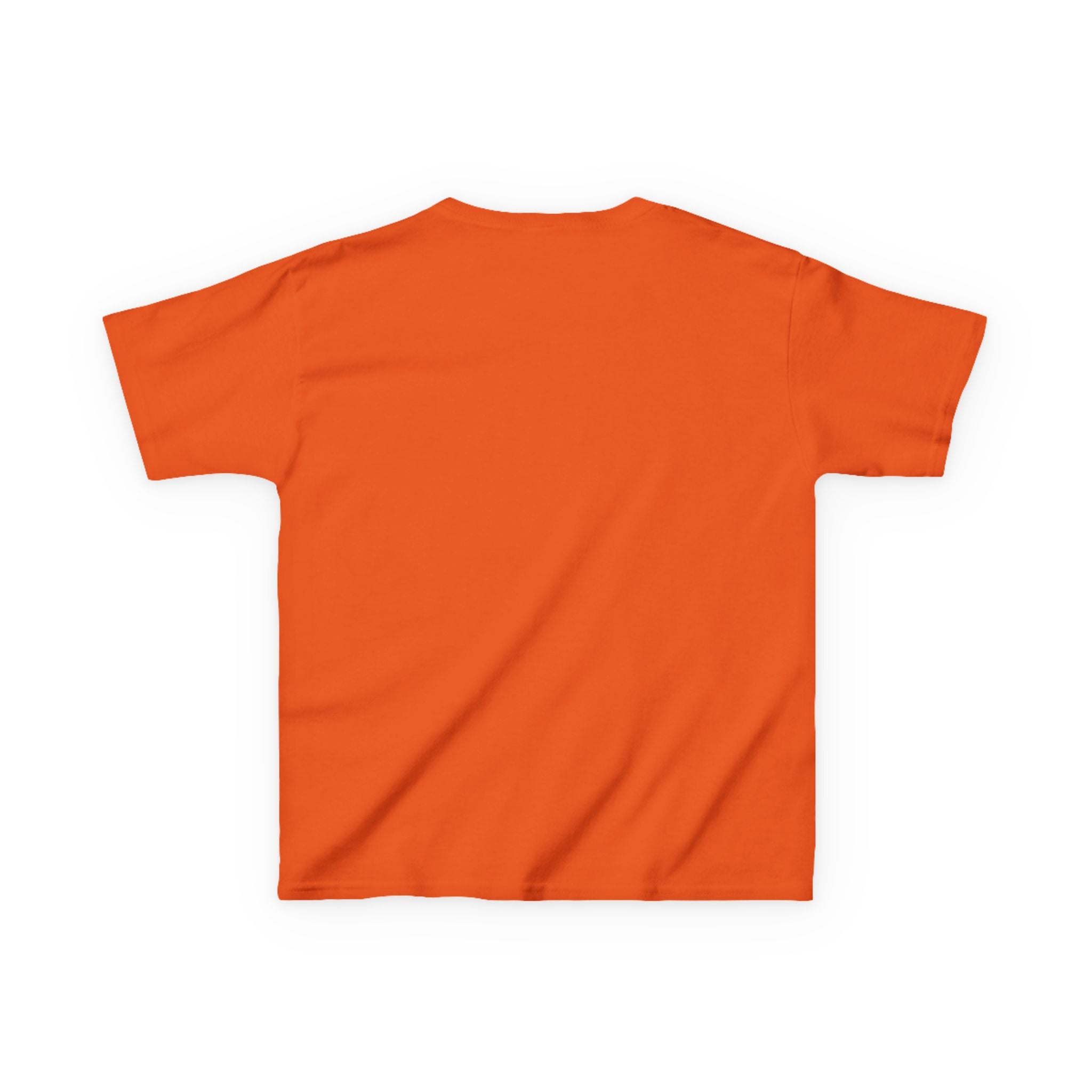 Kids Halloween Tee — "Too Cute to Spook" Black Cat Pumpkin Shirt