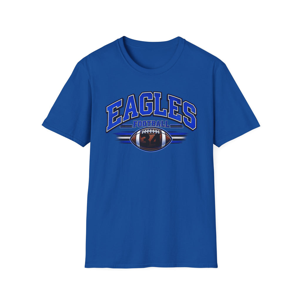 Eagles Football T-Shirt — Retro Team Logo Tee for Fans