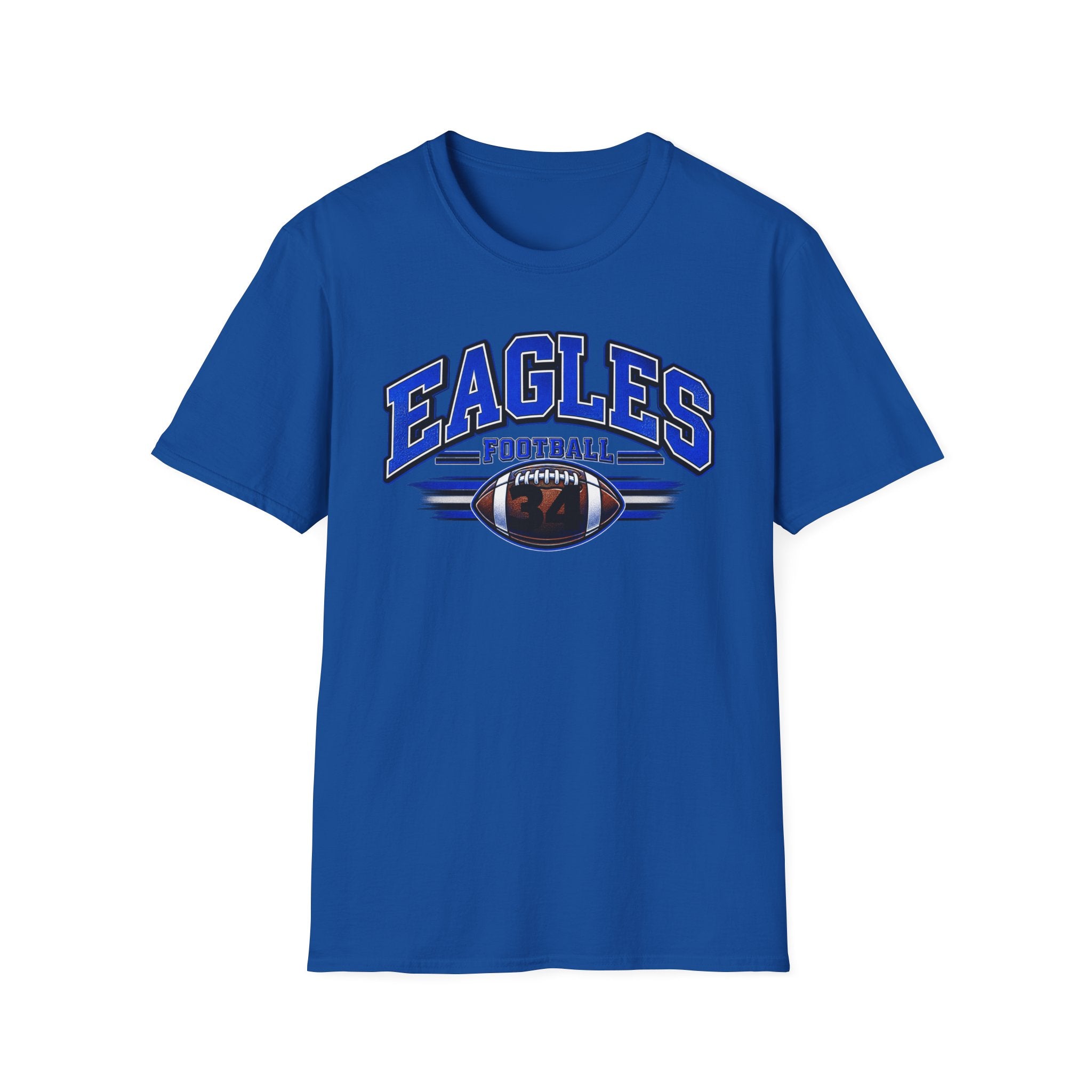 Eagles Football T-Shirt — Retro Team Logo Tee for Fans