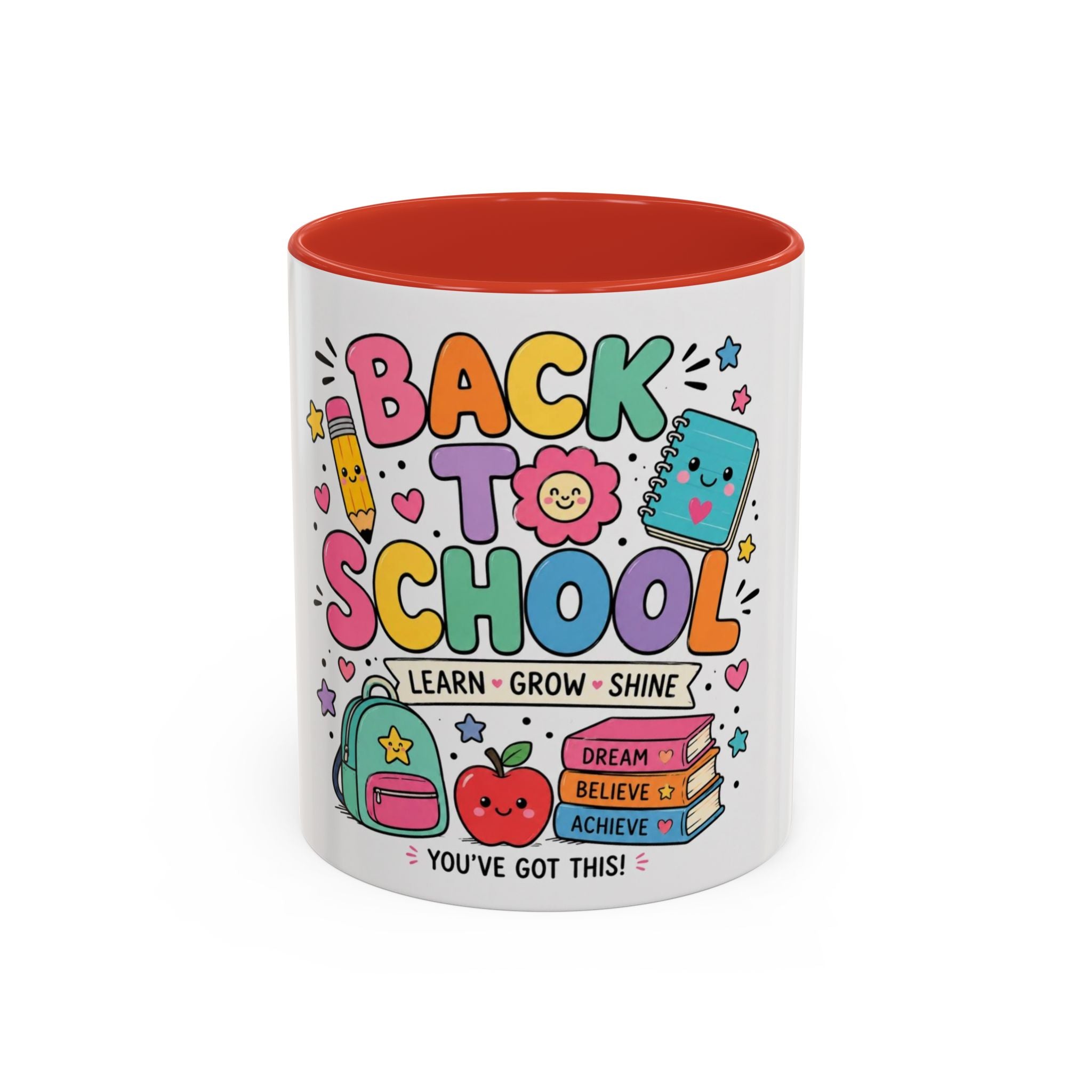 Back to School Coffee Mug — Cute "Back to School" Teacher & Student Gift (Learn • Grow • Shine)