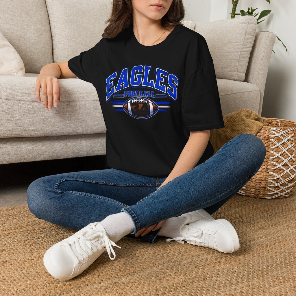Eagles Football T-Shirt — Retro Team Logo Tee for Fans