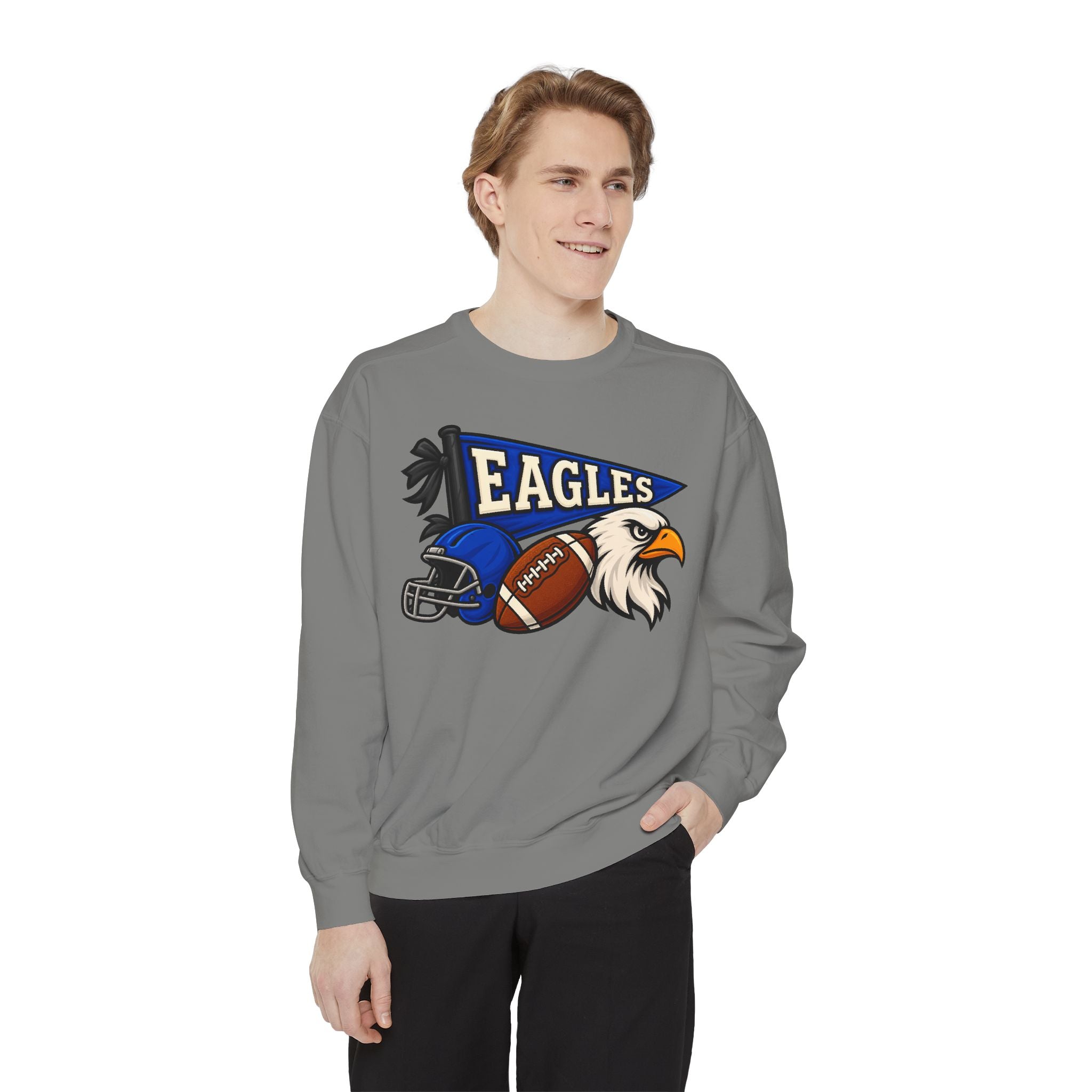 Eagles Vintage Football Crewneck Sweatshirt