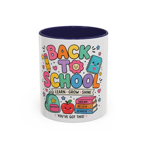 Back to School Coffee Mug — Cute "Back to School" Teacher & Student Gift (Learn • Grow • Shine)