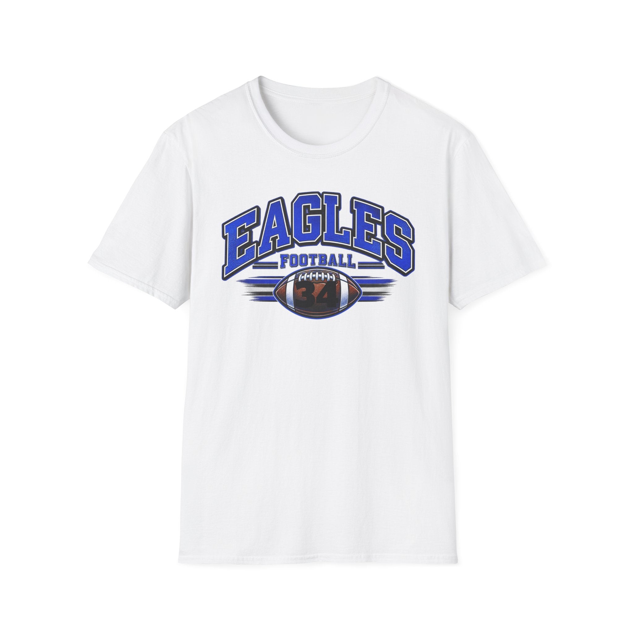 Eagles Football T-Shirt — Retro Team Logo Tee for Fans