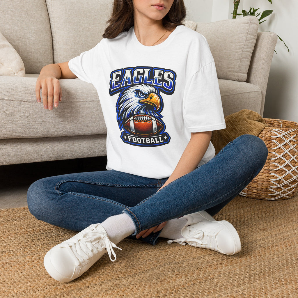 Eagles Football T-Shirt — Bold Eagle Helmet Graphic Tee