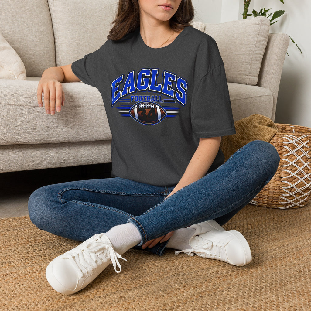 Eagles Football T-Shirt — Retro Team Logo Tee for Fans