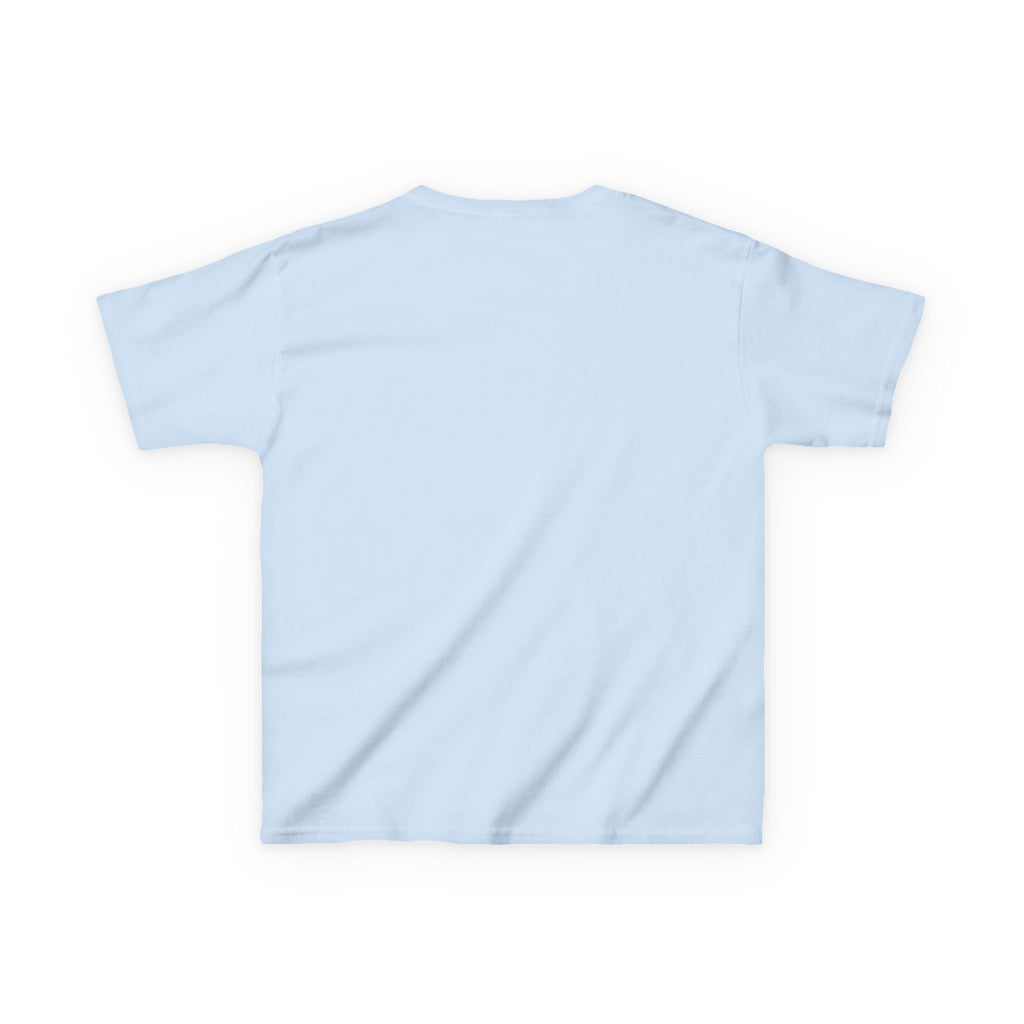 Kids Halloween Tee — "Too Cute to Spook" Black Cat Pumpkin Shirt