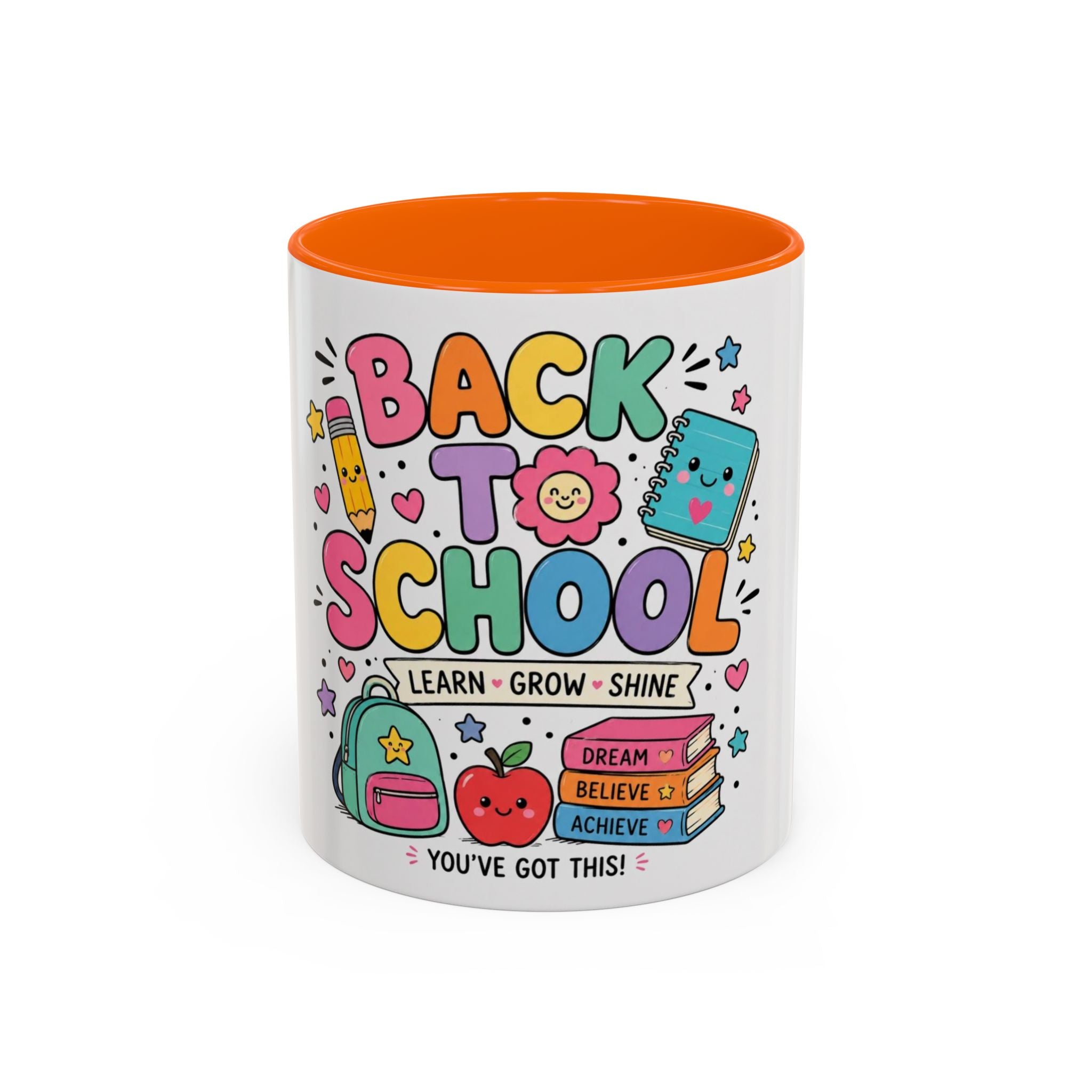 Back to School Coffee Mug — Cute "Back to School" Teacher & Student Gift (Learn • Grow • Shine)