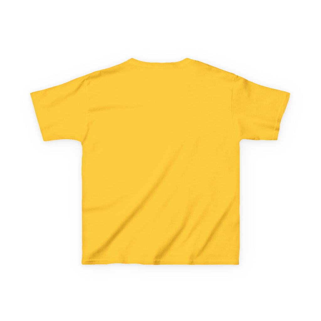 Kids Halloween Tee — "Too Cute to Spook" Black Cat Pumpkin Shirt