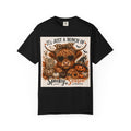 Spooky Season Highland Cow T-Shirt — "It's Just a Bunch of Spooky Season" Halloween Tee