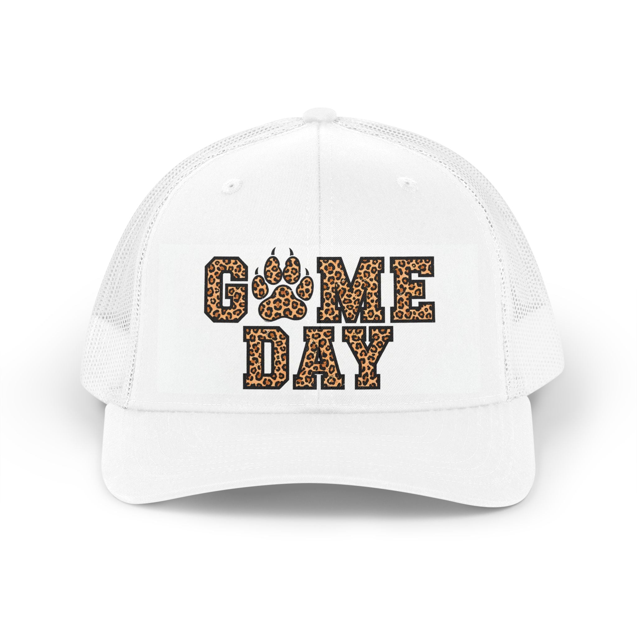 Come Day Leopard Paw Trucker Hat