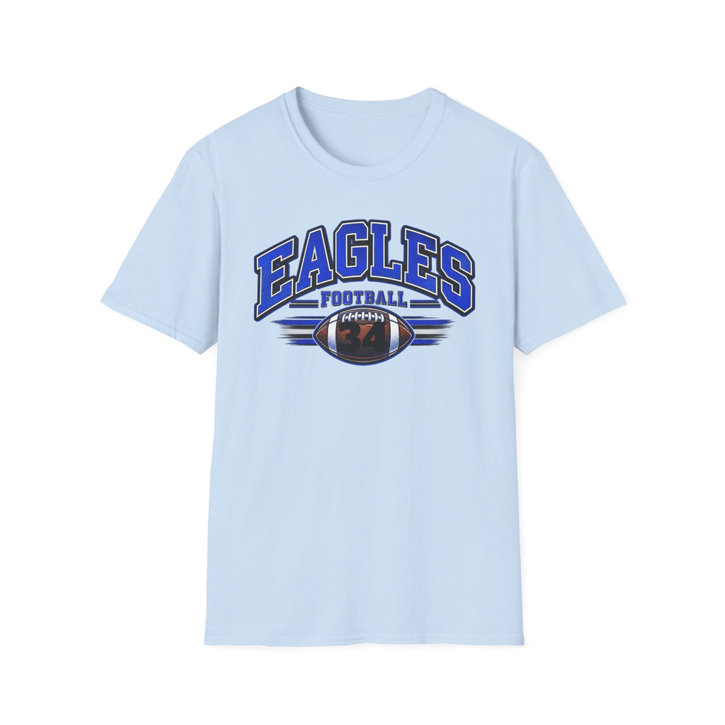 Eagles Football T-Shirt — Retro Team Logo Tee for Fans