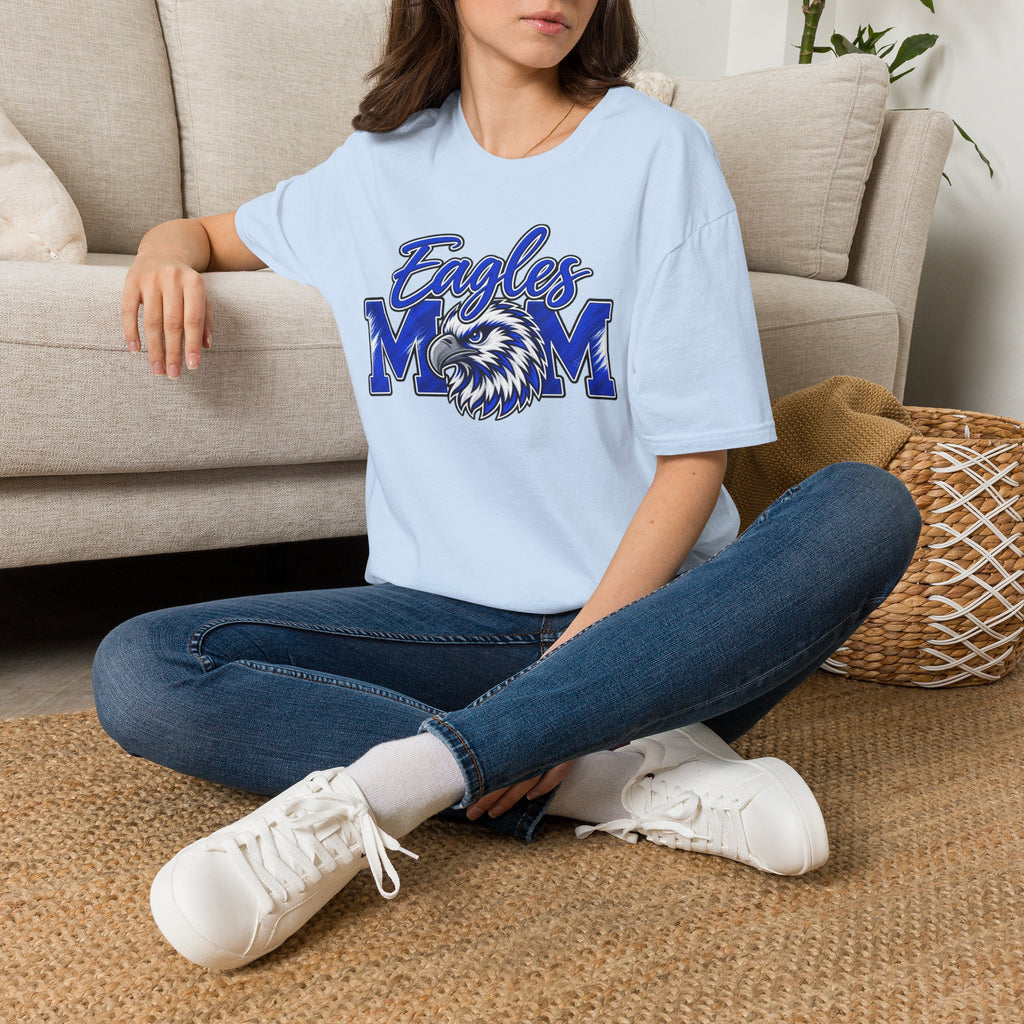 Eagles Mom T-Shirt — Proud Blue Eagle Mom Tee