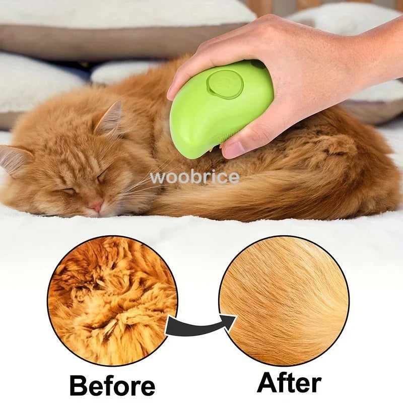 3-in-1 Pet Grooming & Deshedding Brush