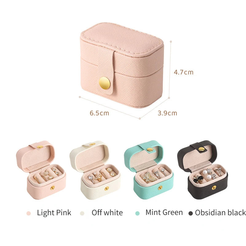 Portable Mini Travel Jewelry Box