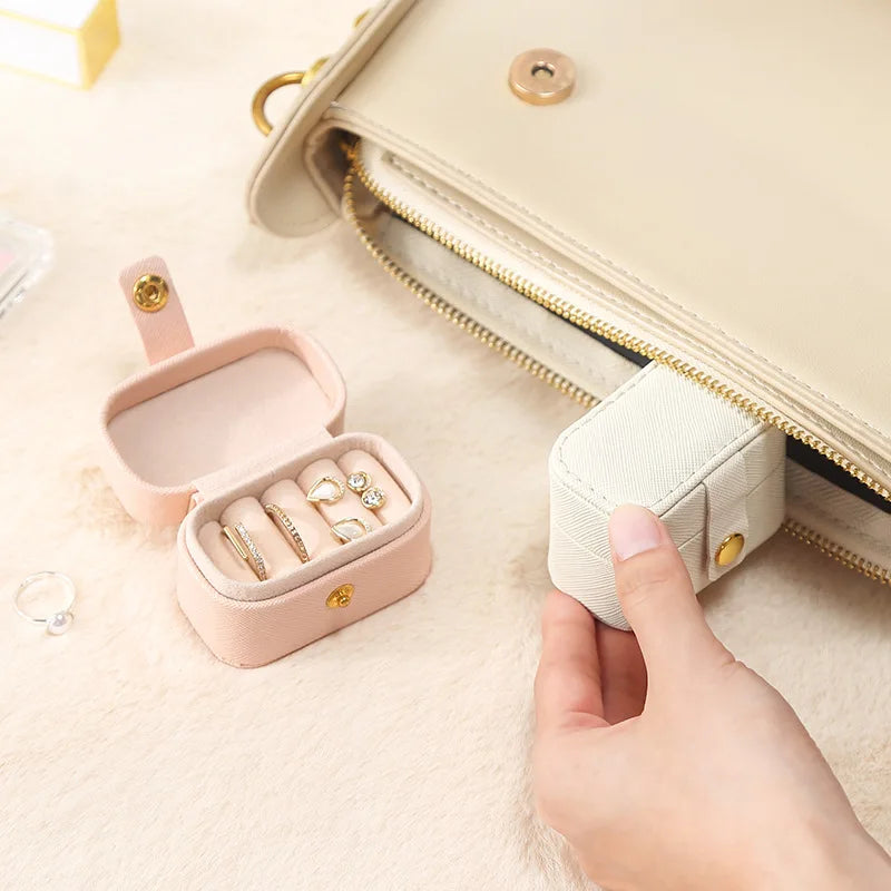 Portable Mini Travel Jewelry Box
