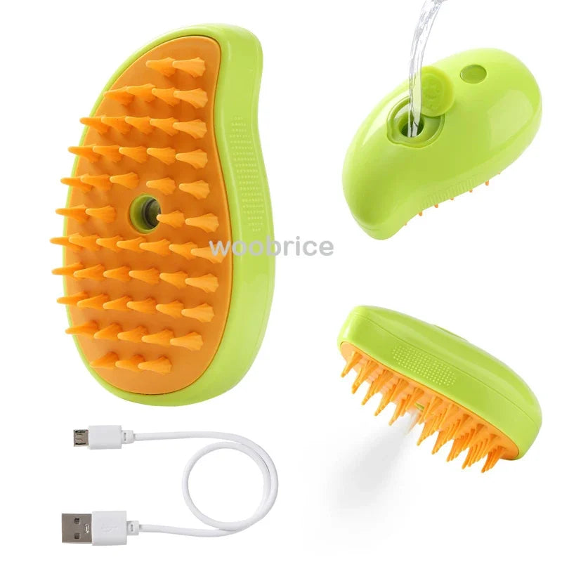 3-in-1 Pet Grooming & Deshedding Brush